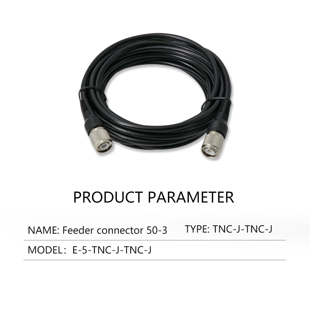 Beitian TNC-SMA coaxial pure copper injection connection feeder RTK antenna mushroom head SYV50-3 fixed base Beitian TNC-SMA coaxial pure copper injection connection feeder RTK antenna mushroom head SYV50-3 fixed base